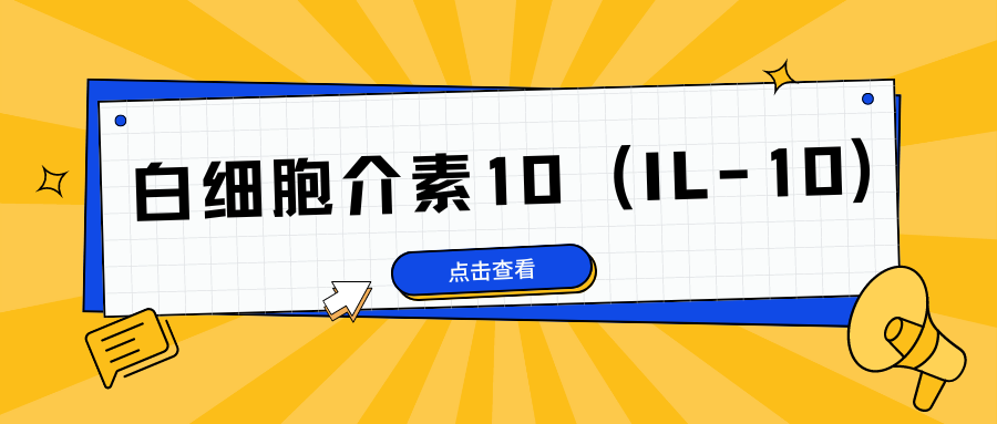 白细胞介素10  (IL-10)|ELISA指标